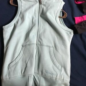 Cathartic vest with hoodie